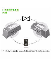 Портативна Bluetooth колонка Hopestar H28 Silver, фото 2