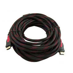 Кабель HLV подовжувач посилений в обмотці Hdmi to Hdmi 1080p 30 м (N005984)