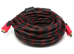 Кабель HLV подовжувач посилений в обмотці Hdmi to Hdmi 1080p 10 м (N001195), фото 1