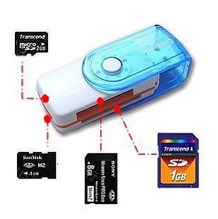 Картрідер USB MS M2 MMC Duo Mini SD