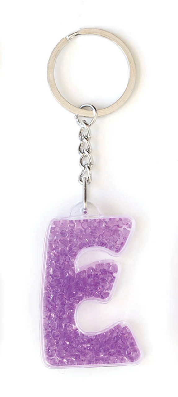Брелок YES буква "Е", фіолетова, фото 1