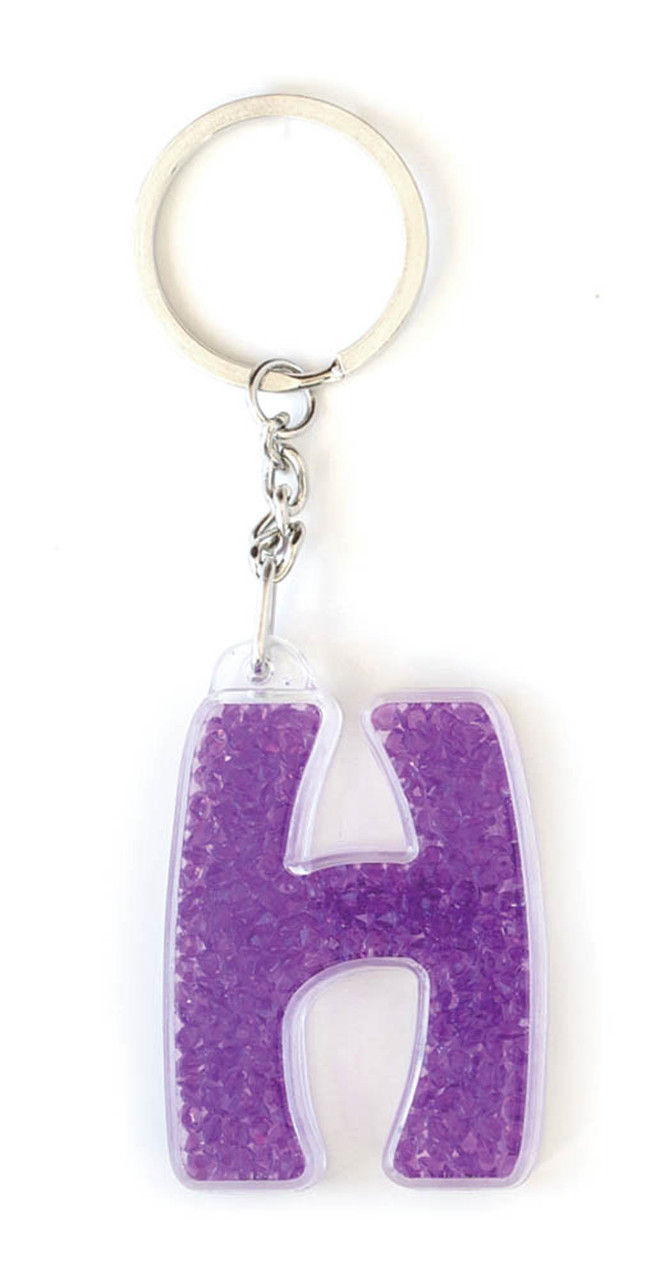 Брелок YES літера "Н" , бузкова, фото 1