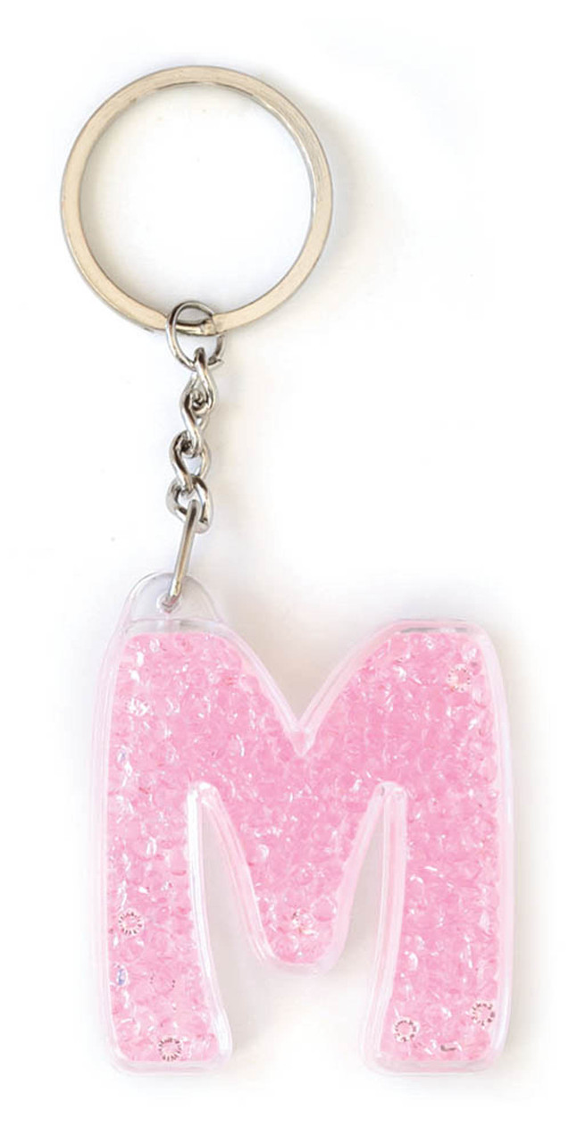 Брелок YES літера "М", рожева, фото 1