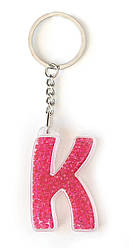 Брелок YES літера "К", червона
