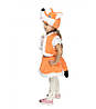 Карнавальний костюм ЛИСИЧКА, ЛИСИЦЯ (хутро) для дівчинки 3-6 років, 98-116 см, дитячий новорічний костюм Лисички, фото 4