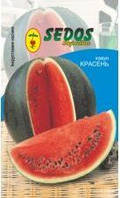 Насіння кавуна сорт Красень1,5 г інкрустоване.Раній.