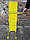 Розсувна огорожа 0,75х3,5 м (жовта) розсувна конструкція, обмеження доступу, тимчасові огорожі, фото 3