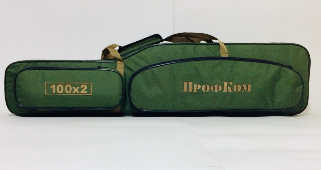 Чохол для вудлищ напівжорсткий "Профком" 100 см на 3 секції