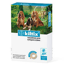 Килтикс нашийник від бліх та кліщів для середніх собак 48 см