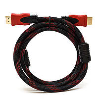 Кабель RIAS HDMI - HDMI v1.4 1.5m Black-Red (3_1920)