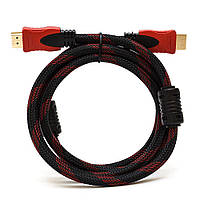 Кабель RIAS HDMI - HDMI v1.4 3m Black-Red (3_1921)