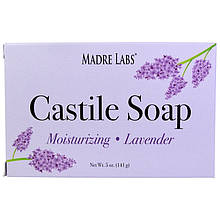 Лавандове мило Madre Labs "Castile Soap" на рослинній основі (141 г)