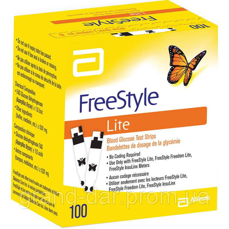 Тест смужки FreeStyle Lite 100 шт