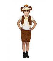 Карнавальний костюм МАВПОЧКА на хлопчика 3-7 років, 104-122 см, дитячий новорічний костюм Мавпи маскарадний