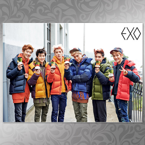 Плакат А3 K-Pop EXO 010