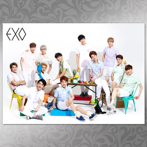 Плакат А3 K-Pop EXO 011