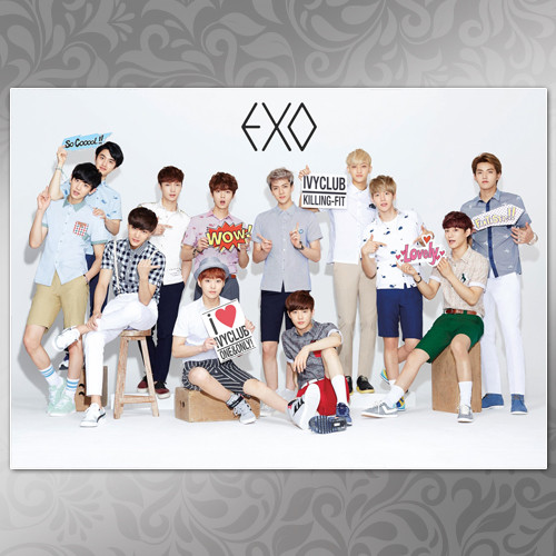 Плакат А3 K-Pop EXO 012