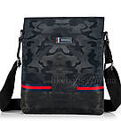 Сумка чоловіча Effeng через плече чорна 54256, фото 4