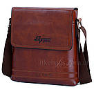 Сумка чоловіча Effeng на плече коричнева 54119, фото 2