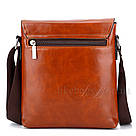 Сумка чоловіча Effeng на плече коричнева 54119, фото 3