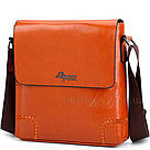 Сумка чоловіча Effeng наплічна коричнева 54121, фото 3