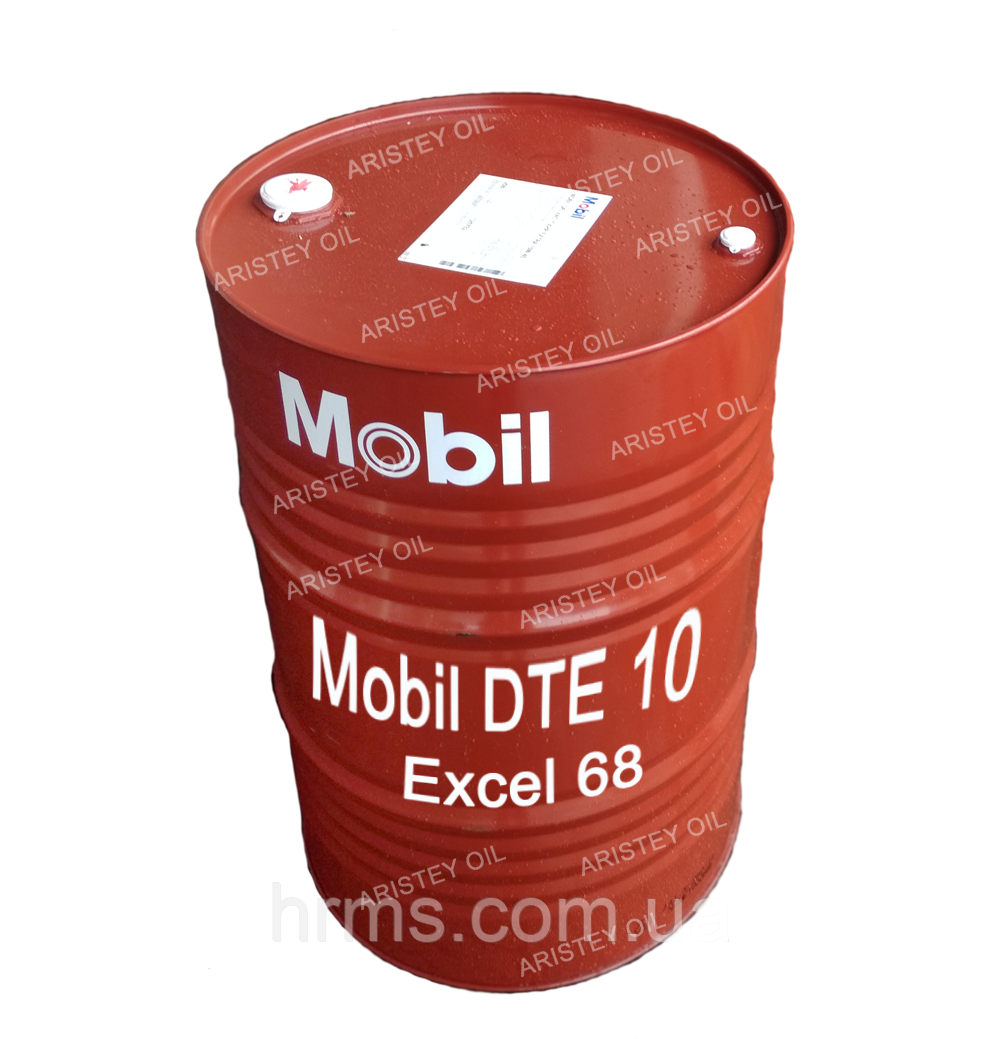 Масло гідравлічне Mobil DTE 10 Excel 68 (ISO VG 68; HVLP) бочка 208 л Мобіл ДТЕ 10 ексель 68