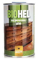 Олія-віск для захисту дерев'яних виробів BIOHEL IMPREGNOL WM (Хеліос) 1 л. Махагоній