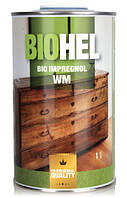 Олія-віск для захисту дерев'яних виробів BIOHEL IMPREGNOL WM (Хеліос) 1 л. Горіх