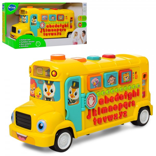 Развивающая игрушка Hola Toys Школьный автобус, англ. (3126) - фото 1 - id-p897973210