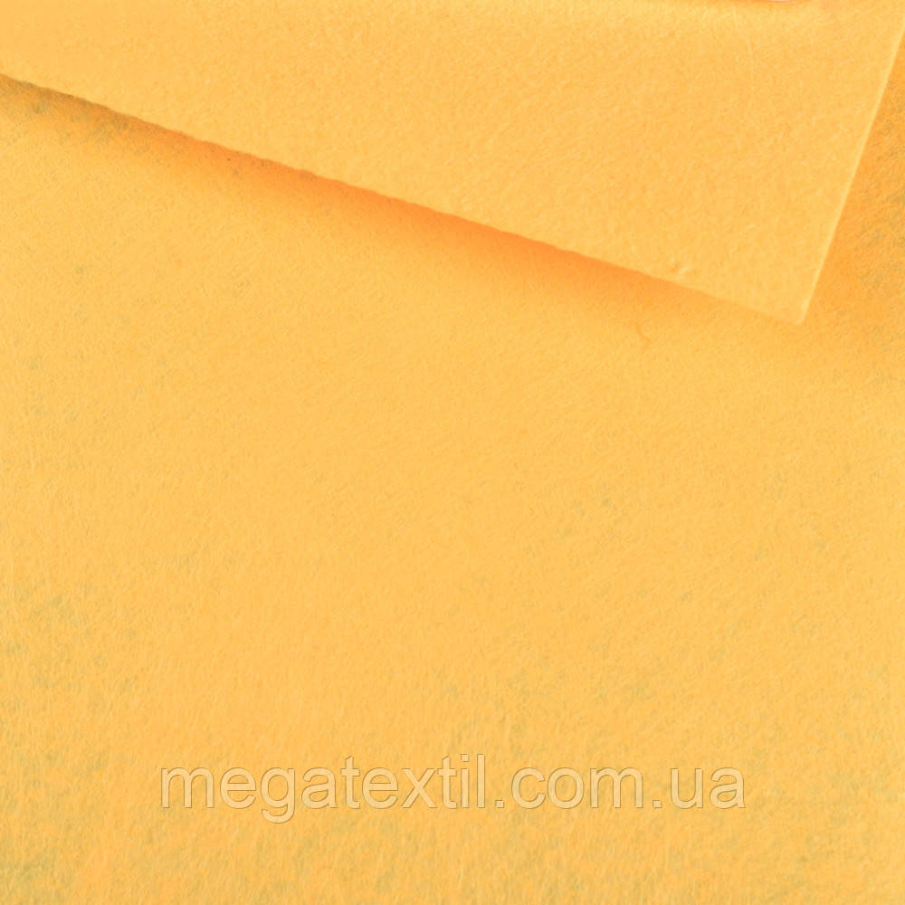 Фетр лист помаранчевий блідий (0,9 мм) 21х30см (56400.020)