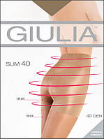 Колготки с мощным утягивающим эффектом GIULIA Slim 40 4, CAPPUCCINO (шоколад)