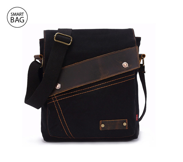 Мужская коттоновая сумка Augur | черная Мужская коттоновая сумка Augur | черная