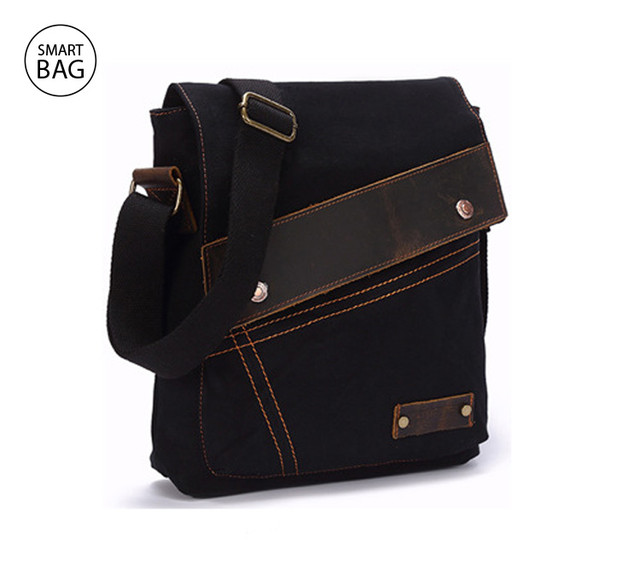 Мужская коттоновая сумка Augur | черная Мужская коттоновая сумка Augur | черная