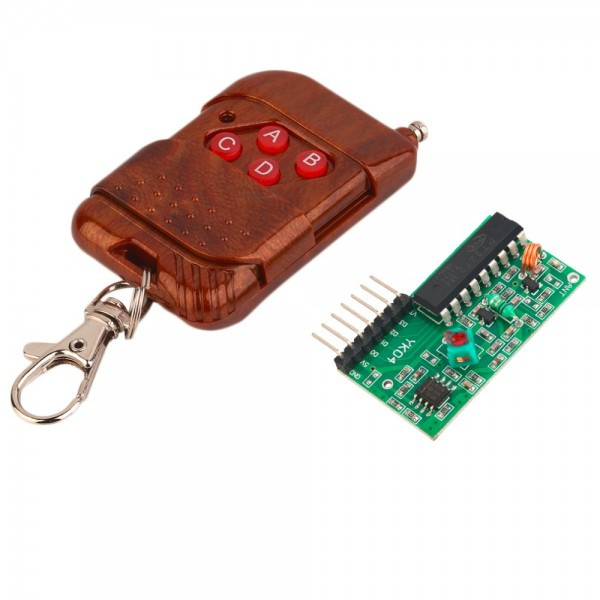Заказать Пульт с приемником радио 4 канала 5V с доставкой по Украине ...