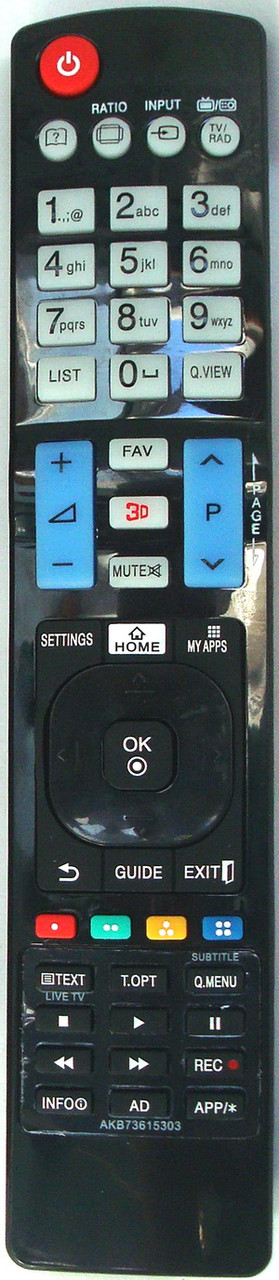 Пульт для телевізора LG AKB73615303, фото 1