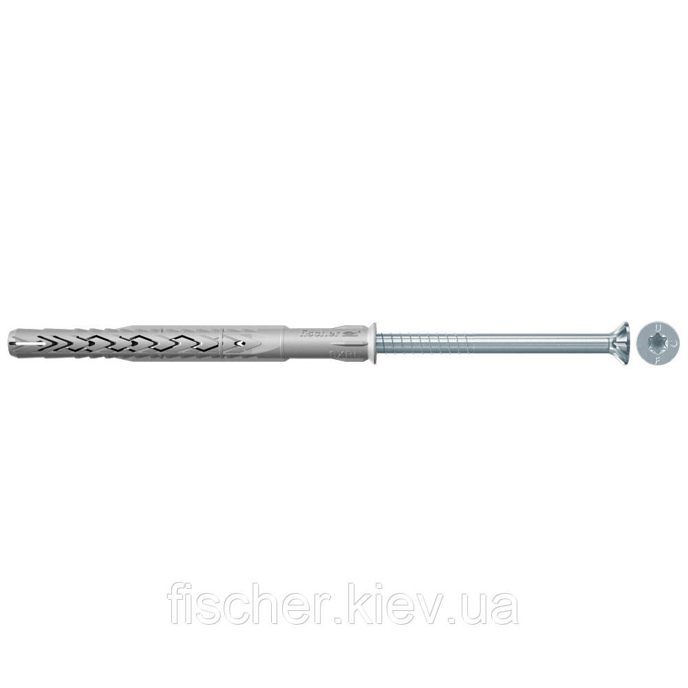 SXRL 8 x 80 T Дюбель фасадний fischer з потайним шурупом та збільшеною зоною розпору