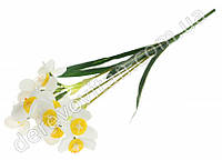 Нарциссы декоративные, белые, 15 цветков, ~65 см