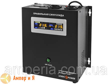 ИБП LogicPower LPY-W-PSW-2000VA+ (1400Вт) с правильной синусоидой, ток заряда 10A/20A, 24В, фото 1