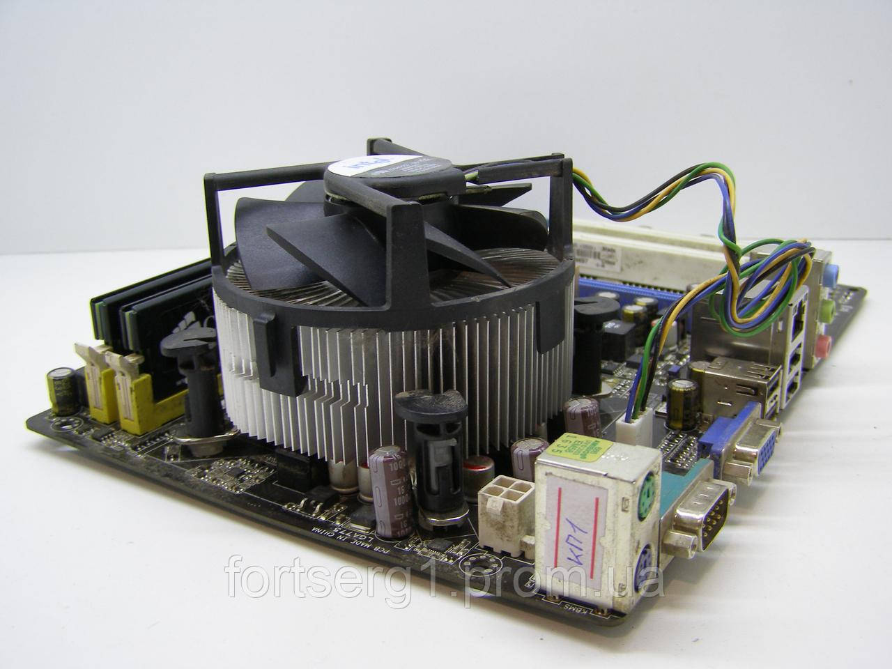 Комплект Материнская Плата Asus P5KPL-AM IN ROEM SI S775+Pentium.