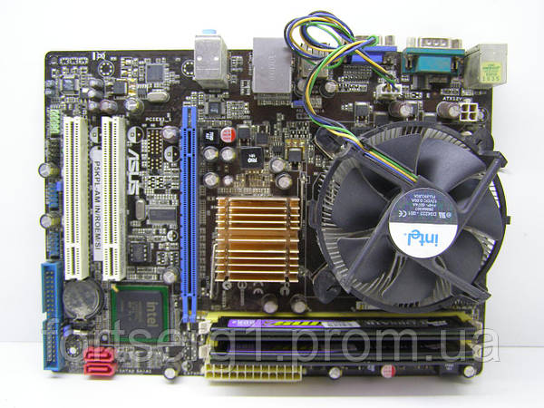 Комплект Материнская Плата Asus P5KPL-AM IN ROEM SI S775+Pentium.