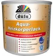 Емаль düfa AQUA-HEIZKORPERLACK для опалювальних приладів біла 0,75 л