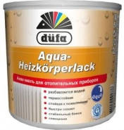 Эмаль düfa AQUA-HEIZKORPERLACK для отопительных приборов белая 0,75л