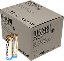 Алкалайнова батарейка АА Maxell LR6 2 шт. BLISTER 24 шт.