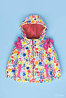Куртка демісезонна для дівчинки Zironka 48-9001-1 80 см Білий
