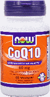 Коэнзим Коq10 Now Food CoQ10 60mg 60 caps