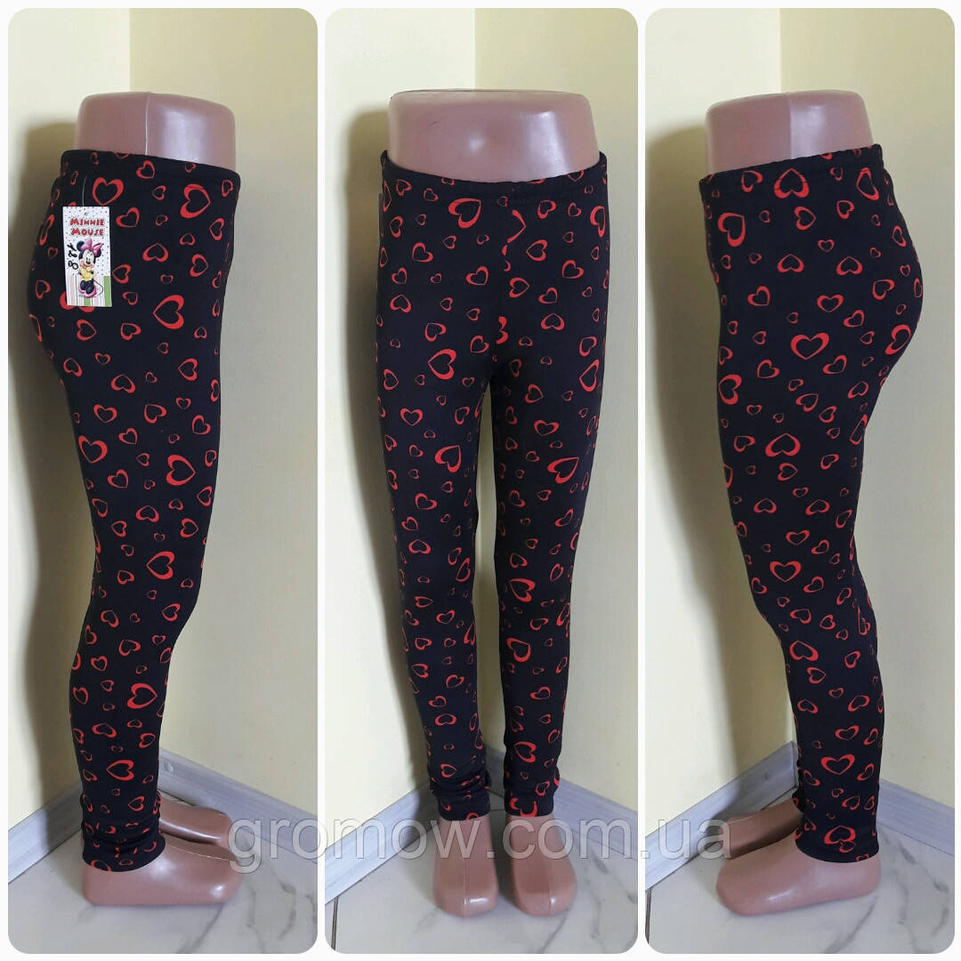Оптом лосини дитячі від 4 до 8 років легінси на дівчинку тонкі опт (ОЛД1), фото 1