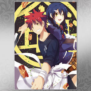 Плакат А4 Аніме Shokugeki No Souma 002