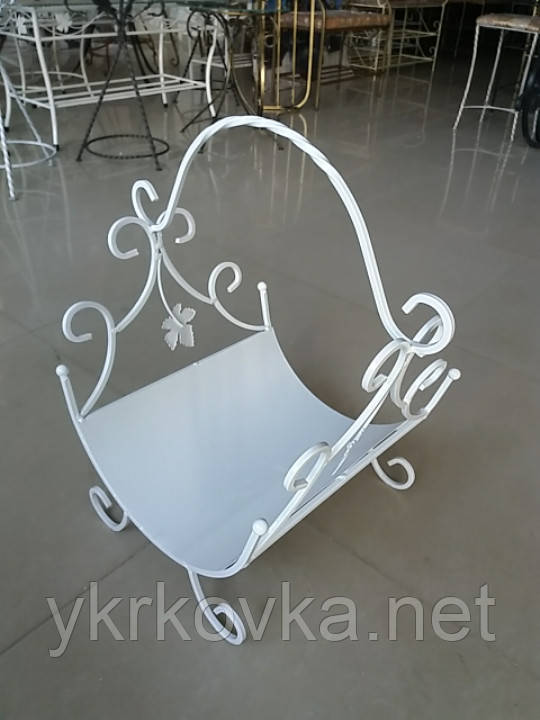 Дровниця біла середня прованс, фото 1