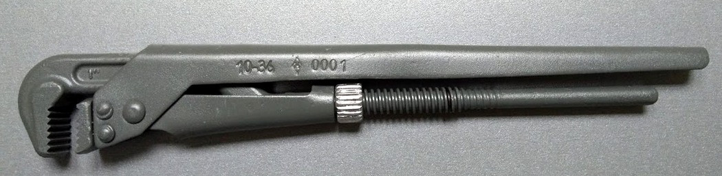 Ключ трубний важільний КТР1 (код 1)діаметр захоплення 10-36 мм