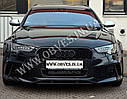 Передний бампер Audi A6 C7 2015-2017  стиль Audi RS6  (Black), фото 8